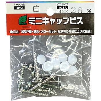 ミニキャップビス〈ビニール袋入〉 ウイング