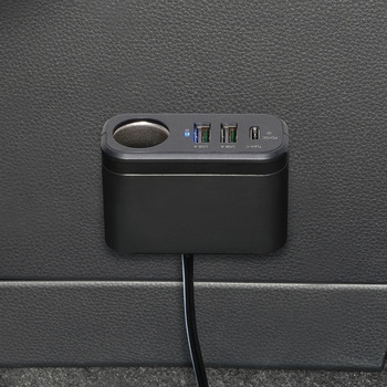 PD30W+2USB+ソケット セパレート 槌屋ヤック