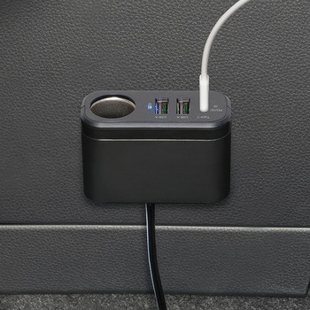 PD30W+2USB+ソケット セパレート 槌屋ヤック