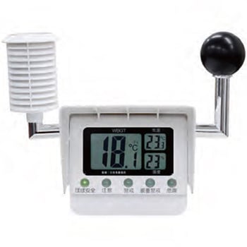 黒球付熱中症計 標識セット TALKUN付 トークン付 グリーンクロス