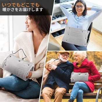 一人用USBホットマットグレー102315 CRECOTE