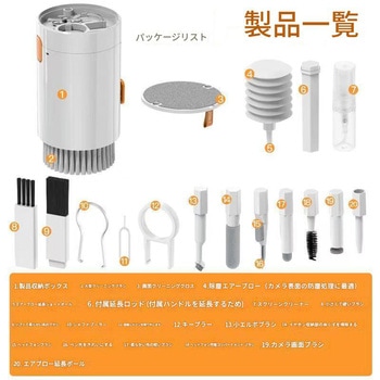 20in1多機能クリーニングキットホワイトQ20 CRECOTE