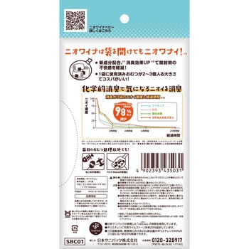 niowaina baby 消臭ポリ袋 ピンク半透明 niowaina
