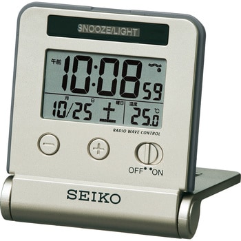 SQ772G 電波デジタル時計 セイコー(SEIKO) アラーム 温度計 ライト機能