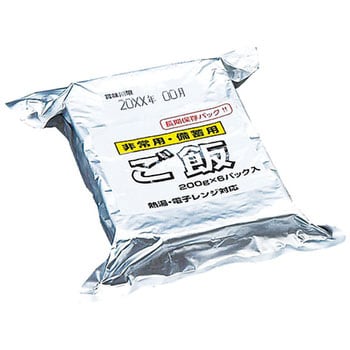 非常用・備蓄用ご飯(200g 6パック×6) 越後製菓 保存期間5年 米類