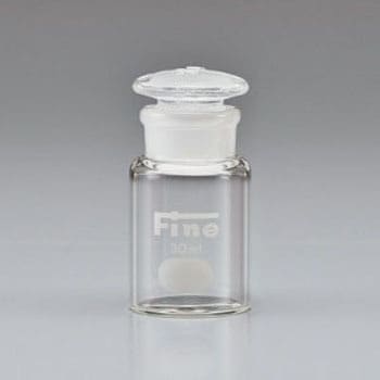 Fine広口共通摺試薬瓶 硬質 透明 東京硝子器械(TGK) 試薬瓶/共栓瓶