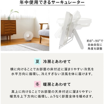 首振りがいらないサーキュレーター ツインバード