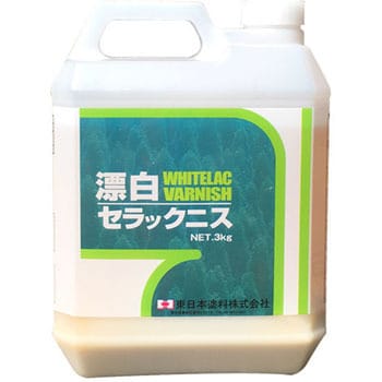 漂白セラックニス 東日本塗料 クリヤー色 木用 屋内外用 - 【通販