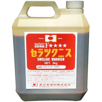 セラックニス 東日本塗料 クリヤー色 木用 屋内外用 - 【通販モノタロウ】