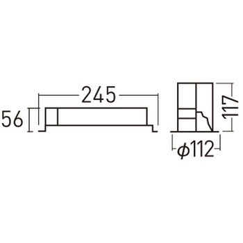 天井埋込型  ダウンライト  光源遮光角15度 調光タイプ(ライコン別売) LiBecoM(リベコム) CDM-R70形1灯器具相当 Panasonic(パナソニック)