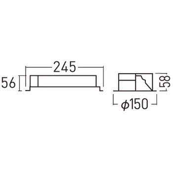 天井埋込型  ダウンライト  光源遮光角15度 調光タイプ(ライコン別売) LiBecoM(リベコム) CDM-R70形1灯器具相当 Panasonic(パナソニック)