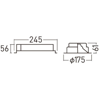 天井埋込型  ダウンライト 浅型9H  光源遮光角15度 調光タイプ(ライコン別売) LiBecoM(リベコム) CDM-R70形1灯器具相当 Panasonic(パナソニック)