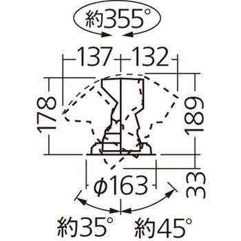 天井埋込型  ユニバーサルダウンライト   調光タイプ(ライコン別売) LiBecoM(リベコム) HID70形1灯器具相当 Panasonic(パナソニック)