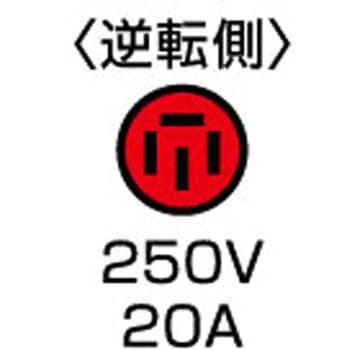 三相200V逆転コンセント付動力用電工ドラム 日動工業