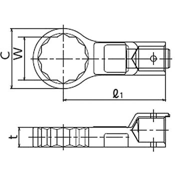RH型リングヘッド(インチサイズ) 東日製作所