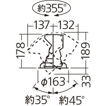 天井埋込型  ユニバーサルダウンライト   調光タイプ(ライコン別売) HID70形1灯器具相当 Panasonic(パナソニック)