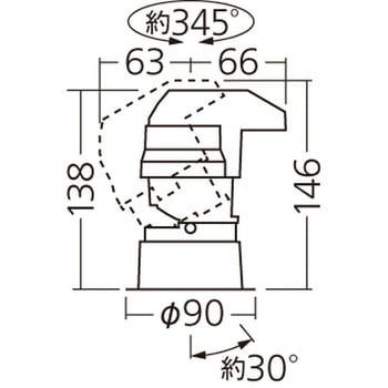 天井埋込型  ユニバーサルダウンライト J12V75形(50W)器具相当  光源遮光角30度 調光タイプ(ライコン別売) TOLSO(トルソー) LiBecoM(リベコム) 12Vミニハロゲン電球75形1灯器具相当 Panasonic(パナソニック)
