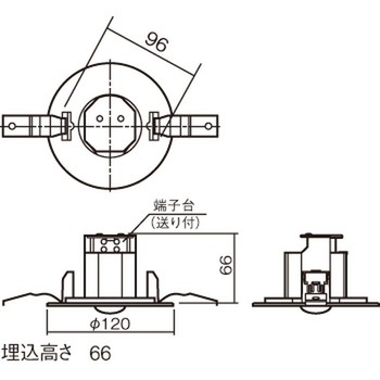 天井直付型 非常用照明器具 - Panasonic(パナソニック)