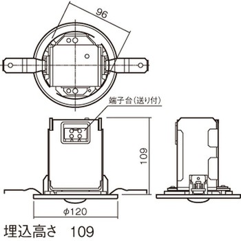 天井直付型 非常用照明器具 - Panasonic(パナソニック)