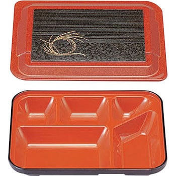 T-187(低型)(大)長手副食弁当 若泉漆器