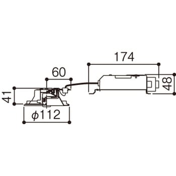 準耐火構造対応 天井埋込型 ベースダウンライト Panasonic(パナソニック)