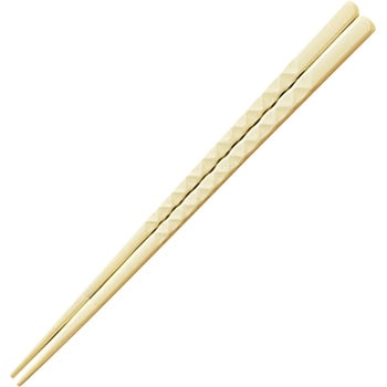 ノミ彫亀甲先端角箸 若泉漆器