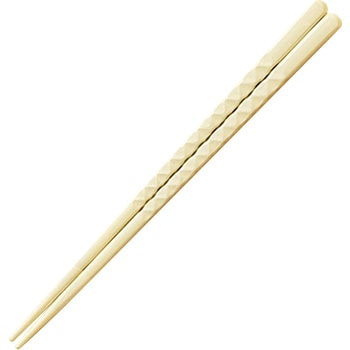 ノミ彫亀甲先端角箸 若泉漆器