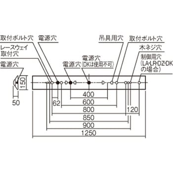 天井直付型 一体型 LED ベースライト Dスタイル 富士型 環境特化タイプ 【受注生産品】 Panasonic(パナソニック)