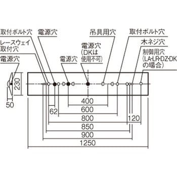天井直付型 一体型 LED ベースライト Dスタイル 富士型 環境特化タイプ 【受注生産品】 Panasonic(パナソニック)