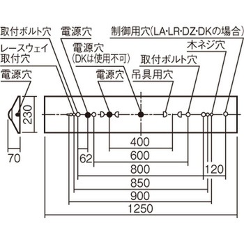 天井直付型 一体型 LED リニューアル用 ベースライト Dスタイル 富士型 環境特化タイプ 【受注生産品】 Panasonic(パナソニック)