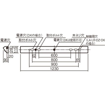 天井直付型 一体型 LED ベースライト ウォールウォッシャ 環境特化タイプ 【受注生産品】 Panasonic(パナソニック)