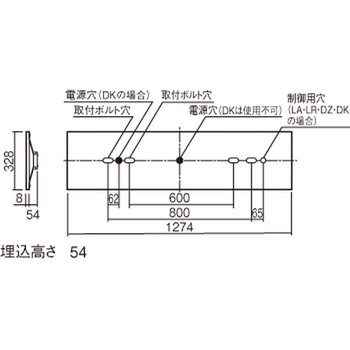天井埋込型 一体型 LED ベースライト 下面開放型 環境特化タイプ 【受注生産品】 Panasonic(パナソニック)
