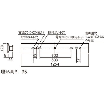 天井埋込型 一体型 LED リニューアル用 ベースライト 下面開放型 環境特化タイプ 【受注生産品】 Panasonic(パナソニック)