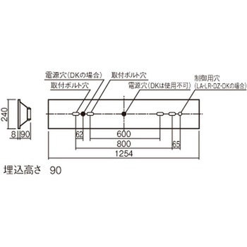 天井埋込型 一体型 LED ベースライト 学校用 スクールコンフォート 環境特化タイプ 【受注生産品】 Panasonic(パナソニック)
