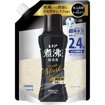 レノア煮沸レベル消臭抗菌ビーズMEN清潔感あふれるムスクの香り レノア