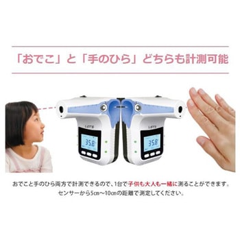 ノンタッチチェッカーズ どーぞ君 Jr 2  非接触温度計 レッツコーポレーション