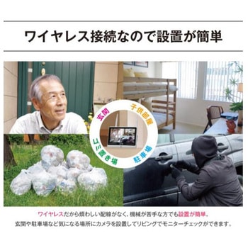 ワイヤレス見張隊NEOグランドスラム 監視カメラ、防犯カメラ、カメラ4つセット レッツコーポレーション