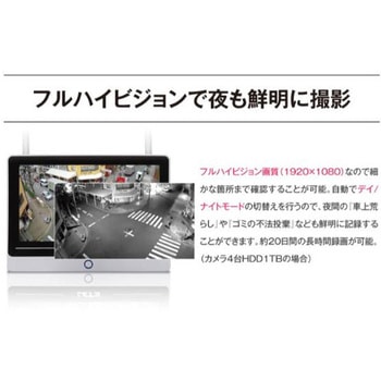 ワイヤレス見張隊NEOグランドスラム 監視カメラ、防犯カメラ、カメラ4つセット レッツコーポレーション