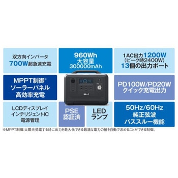 ポータブル蓄電装置 蓄発くん2 無停電電源装置、大容量 レッツコーポレーション