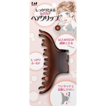 しっかりとまるカチカチヘアクリップ KQ
