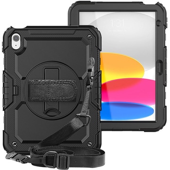 iPad 専用 耐衝撃ケース と 反射防止 保護フィルム セット ipad 11/10/9/8/7 ipad Air 5/4 ipad pro 6/5/4 メディアフューチャー