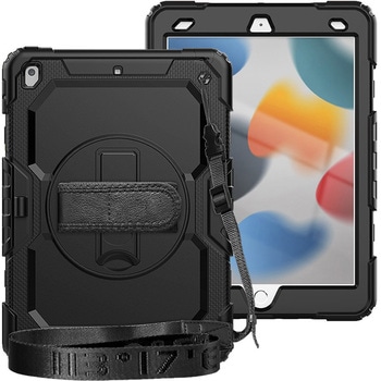 iPad 専用 耐衝撃ケース と 反射防止 保護フィルム セット ipad 11/10/9/8/7 ipad Air 5/4 ipad pro 6/5/4 メディアフューチャー