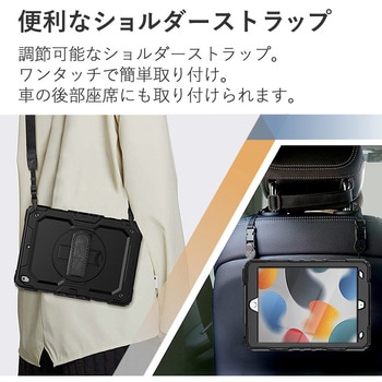 iPad 専用 耐衝撃ケース と 反射防止 保護フィルム セット ipad 11/10/9/8/7 ipad Air 5/4 ipad pro 6/5/4 メディアフューチャー