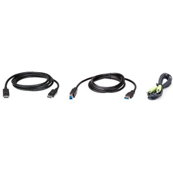 1.8M USB DisplayPort KVMケーブルキット ATEN
