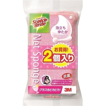 スコッチブライト 泡立ちゆたかネットスポンジ 3M