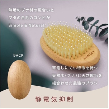 オーバル獣毛ブラシ アヌシ