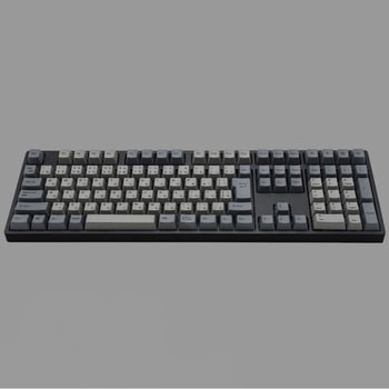 iKBC製 JIS配列 112 キー メカニカルキーボード(Outemu/クリームイエロープロ サイレント軸 タクタイル) プリンストン