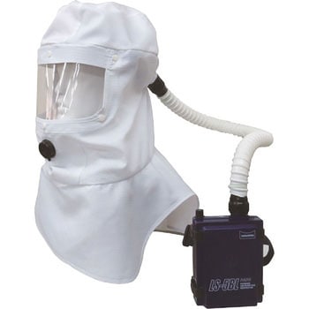 ヘッドギアタイプ 電動ファン付き呼吸用保護具 LS-455F 山本光学 本体