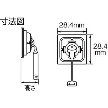 可動部配線用固定具”ダイナミックケーブルマネージャー” 耐候・耐熱タイプ(VHB粘着剤) PANDUIT