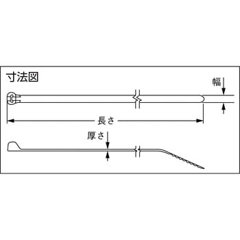 ステンレス爪ロック式ナイロン結束バンド屋外用・耐候性 PANDUIT